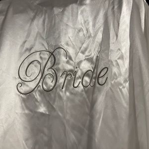 XL/XXL white bride robe, new, never worn